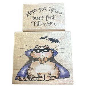 Penny Black Cat Purr-Fect Halloween Rubber Stamp Bundle Margaret Sherry 1904E